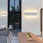 Indoor Wall Lamp LED Rotatable Metal Acrylic Wall Light Warm and Cool Light