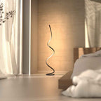 Wynd LED Floor Lamp | Twisted Minimalist Design, Dimming Function