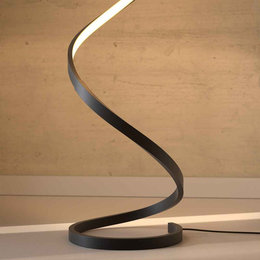 Wynd LED Floor Lamp | Twisted Minimalist Design, Dimming Function