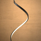Wynd LED Floor Lamp | Twisted Minimalist Design, Dimming Function