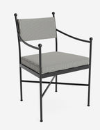Leni Outdoor Dining Chair | Custom Cushions for Comfort