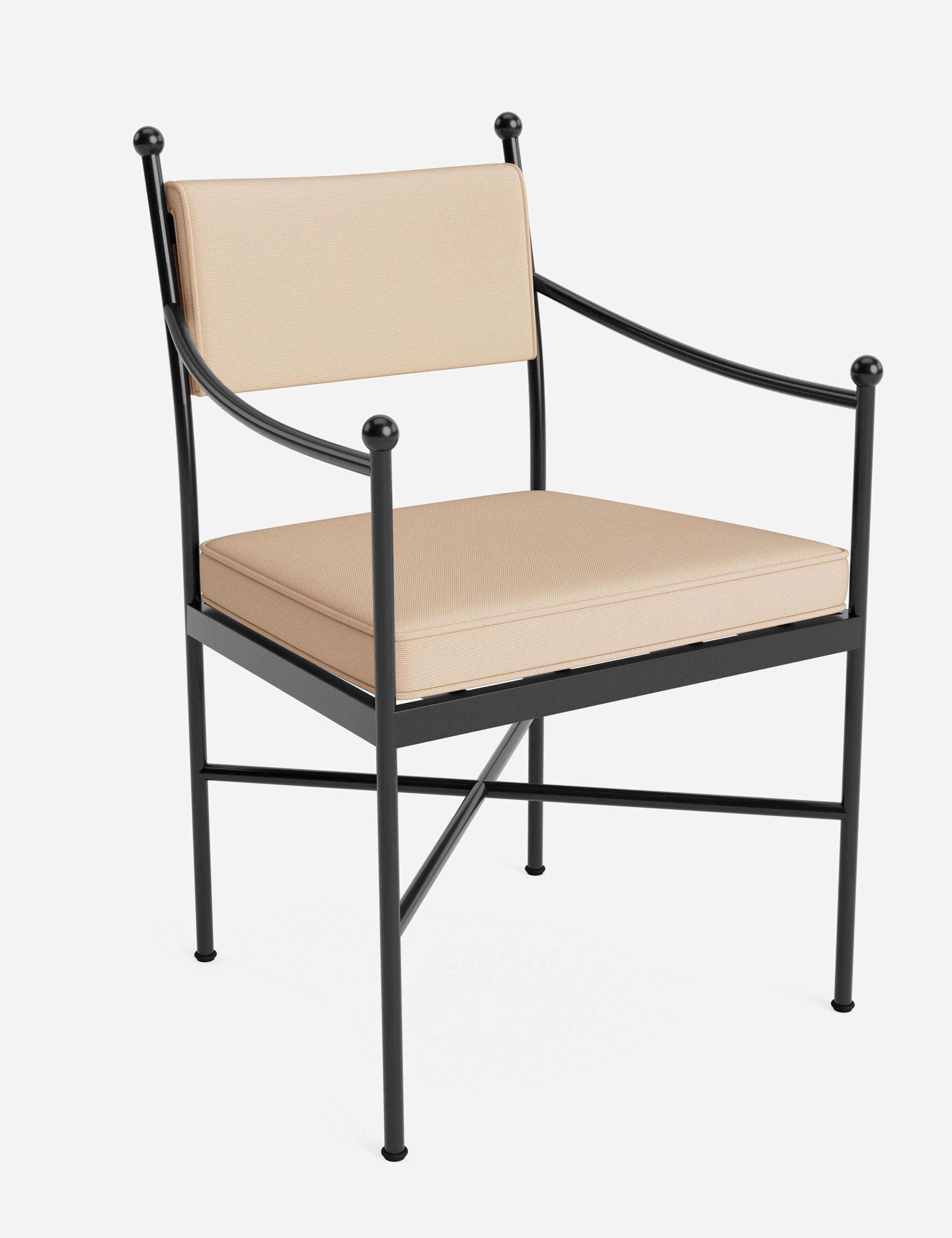 Leni Outdoor Dining Chair | Custom Cushions for Comfort