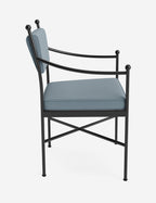 Leni Outdoor Dining Chair | Custom Cushions for Comfort