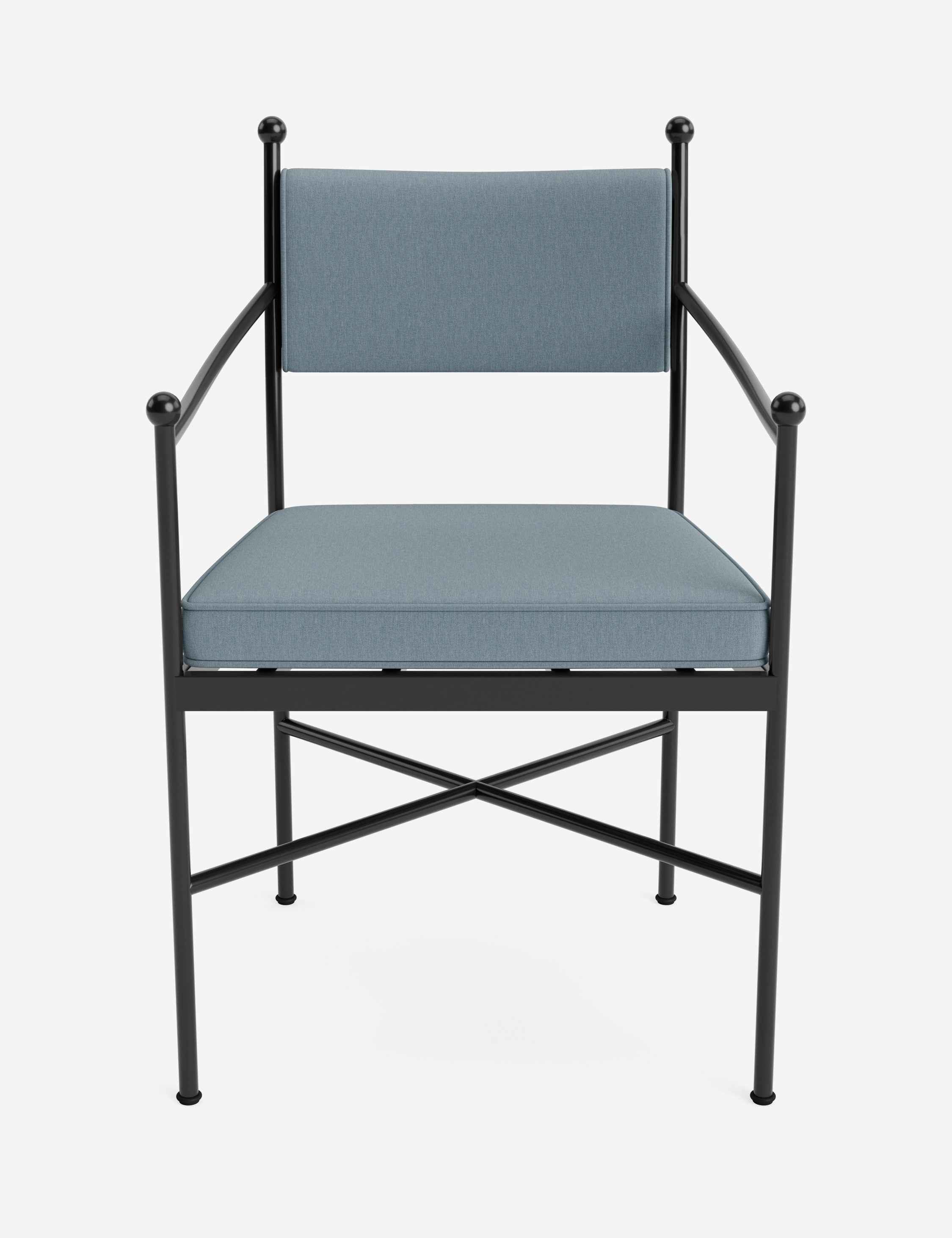 Leni Outdoor Dining Chair | Custom Cushions for Comfort