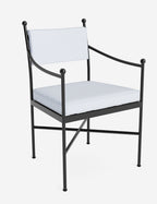 Leni Outdoor Dining Chair | Custom Cushions for Comfort