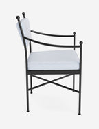 Leni Outdoor Dining Chair | Custom Cushions for Comfort