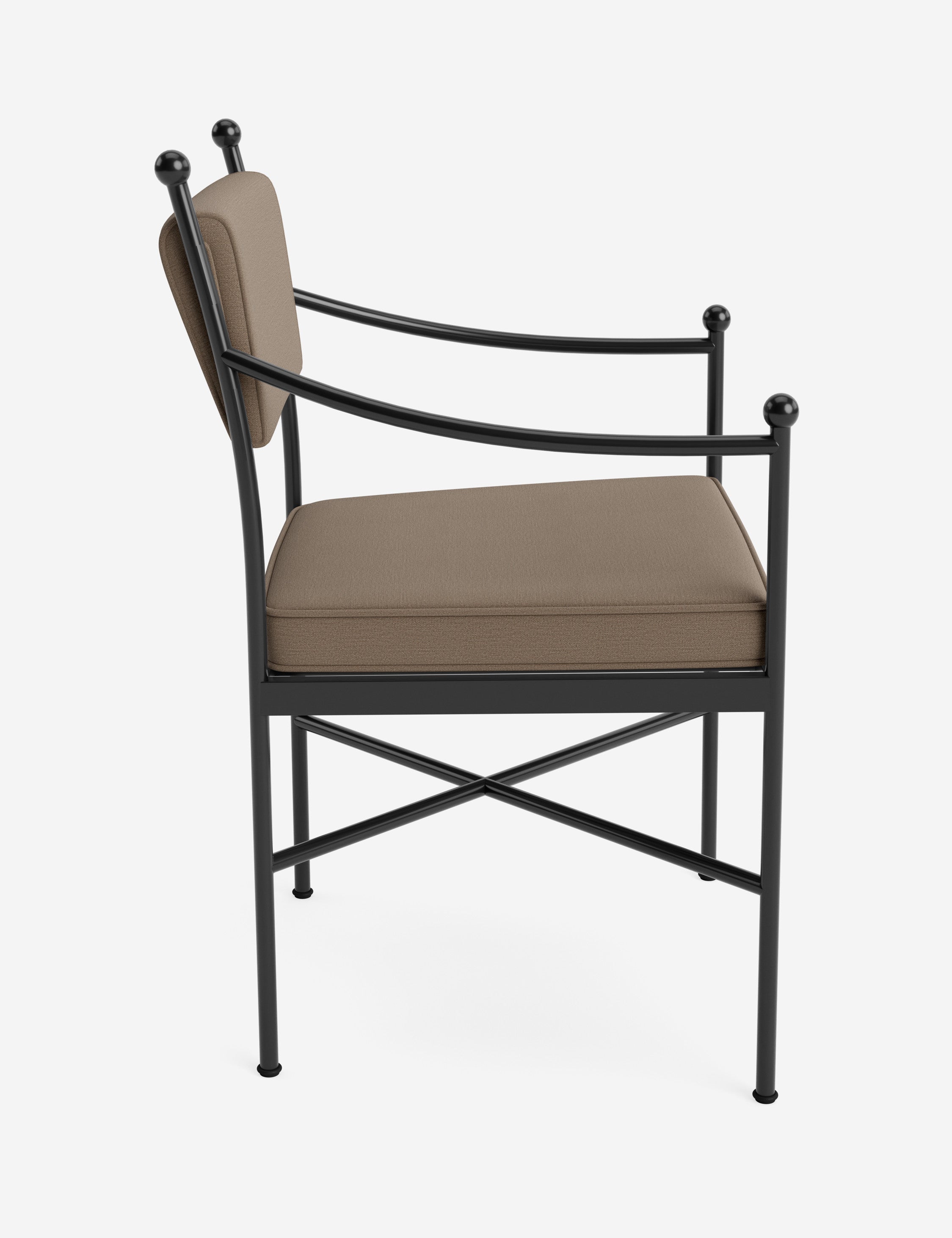 Leni Outdoor Dining Chair | Custom Cushions for Comfort