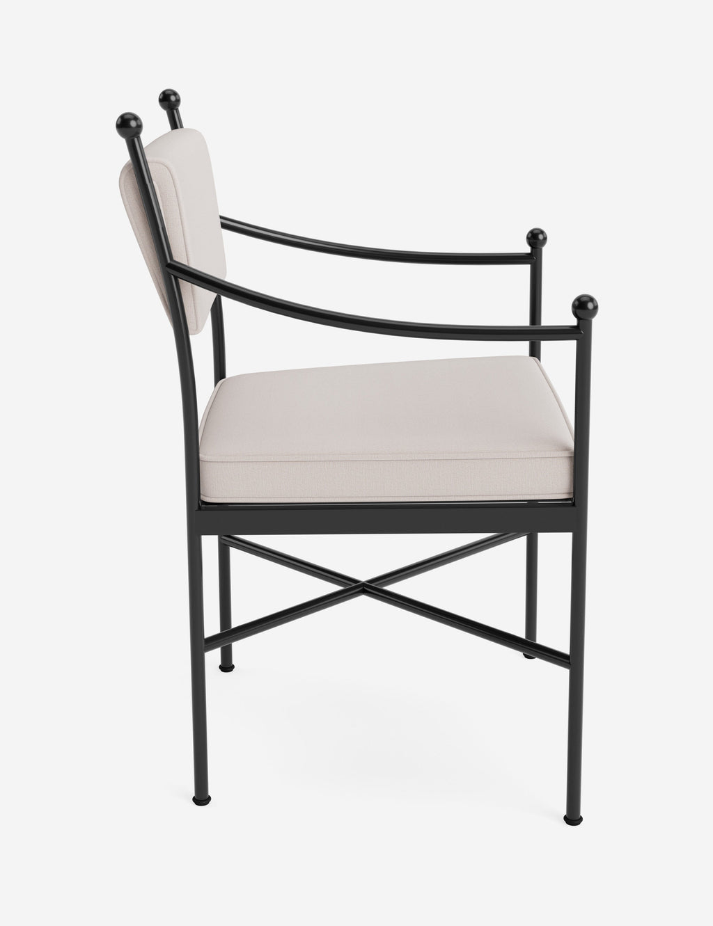 Leni Outdoor Dining Chair | Custom Cushions for Comfort