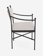 Leni Outdoor Dining Chair | Custom Cushions for Comfort