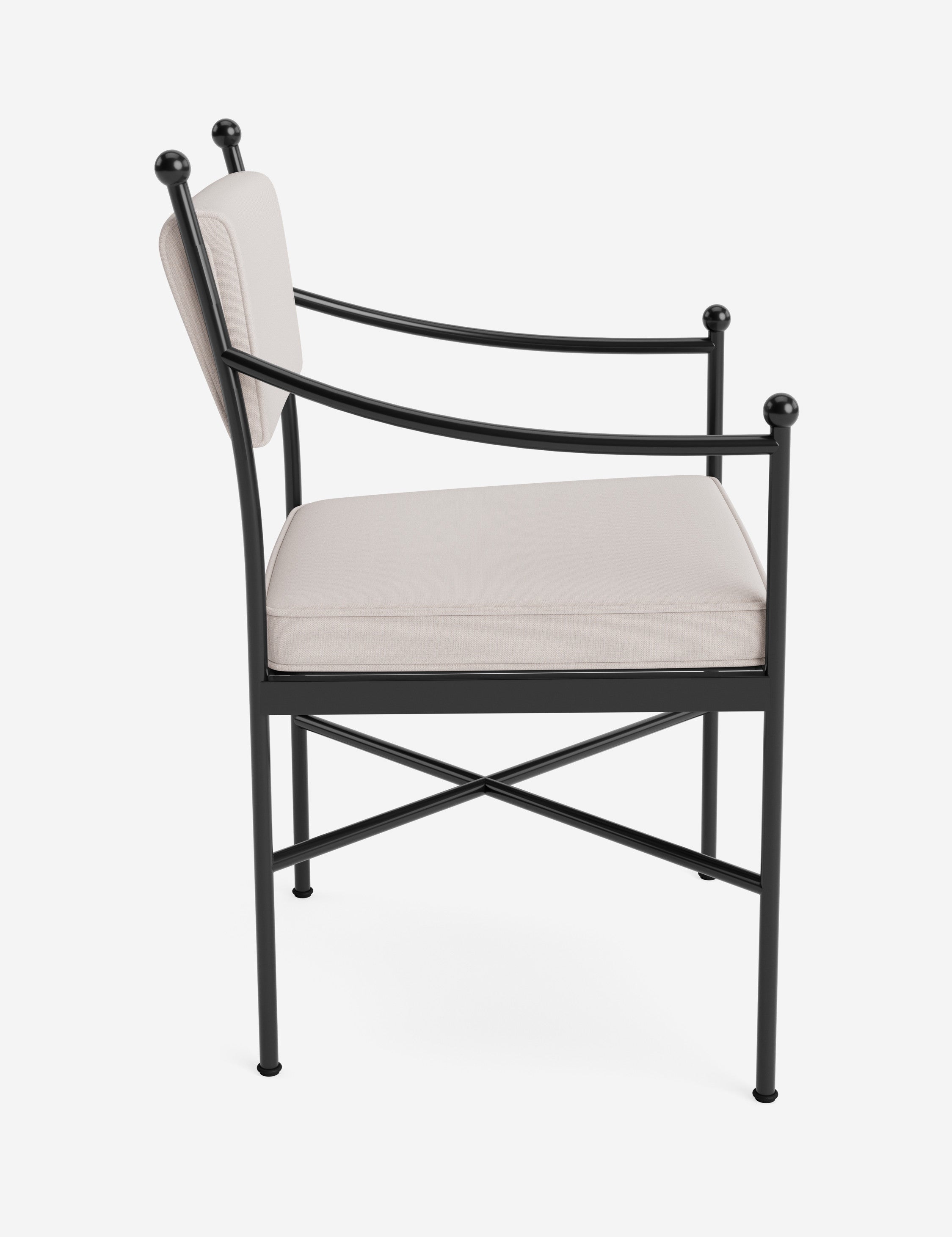 Leni Outdoor Dining Chair | Custom Cushions for Comfort