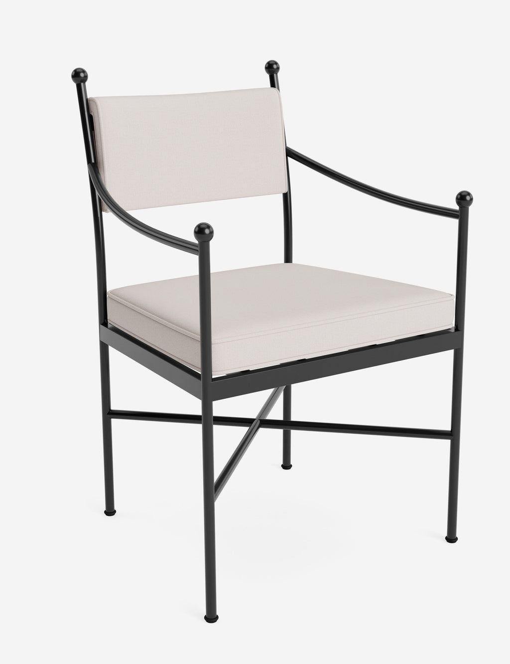 Leni Outdoor Dining Chair | Custom Cushions for Comfort