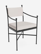 Leni Outdoor Dining Chair | Custom Cushions for Comfort