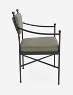 Leni Outdoor Dining Chair | Custom Cushions for Comfort