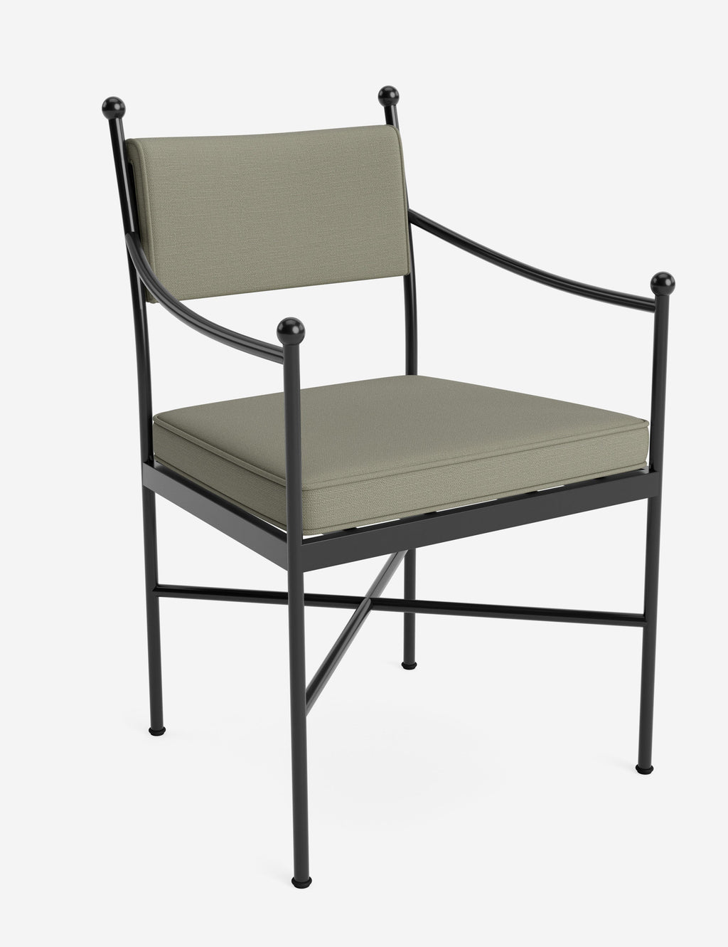 Leni Outdoor Dining Chair | Custom Cushions for Comfort