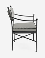 Leni Outdoor Dining Chair | Custom Cushions for Comfort