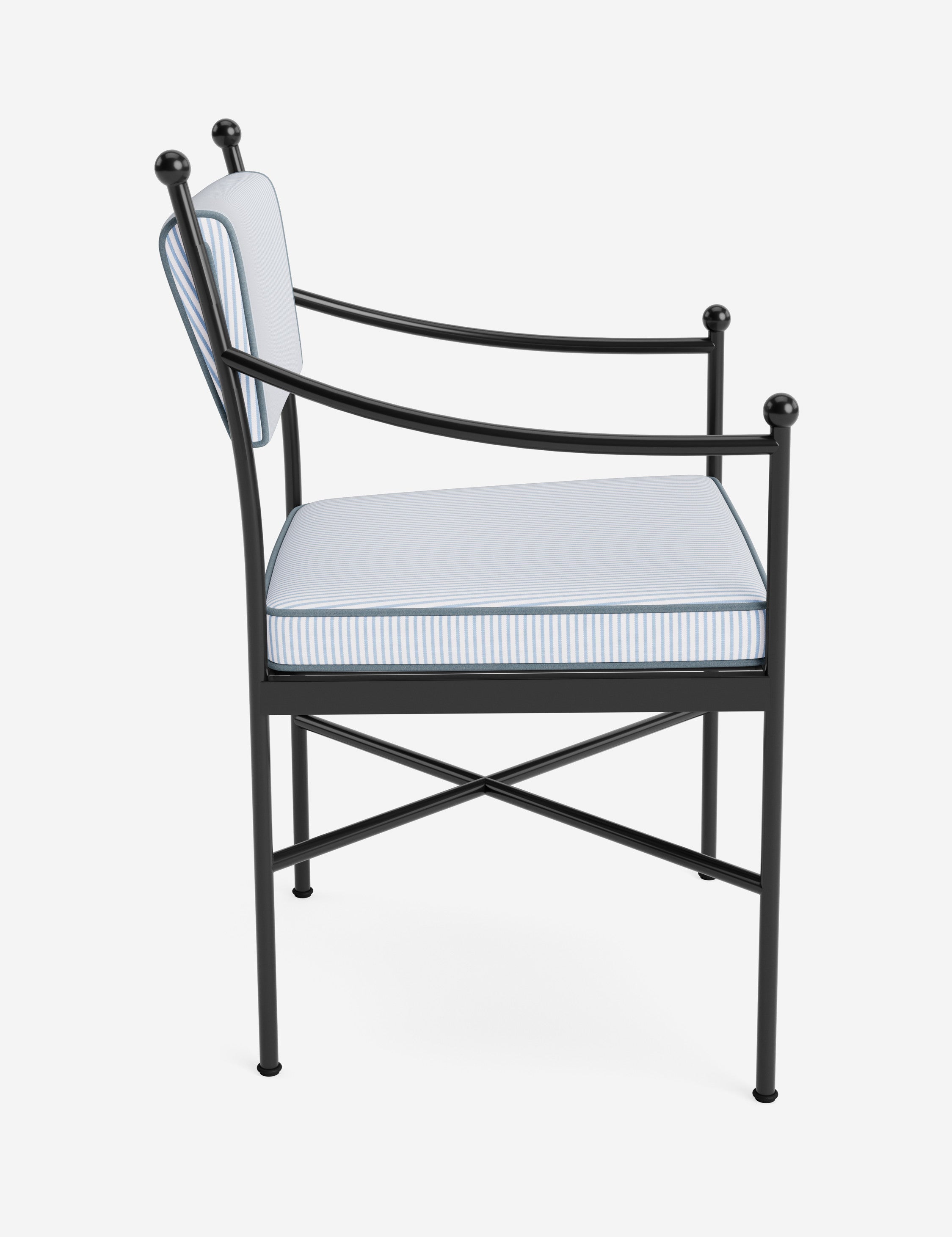 Leni Outdoor Dining Chair | Custom Cushions for Comfort