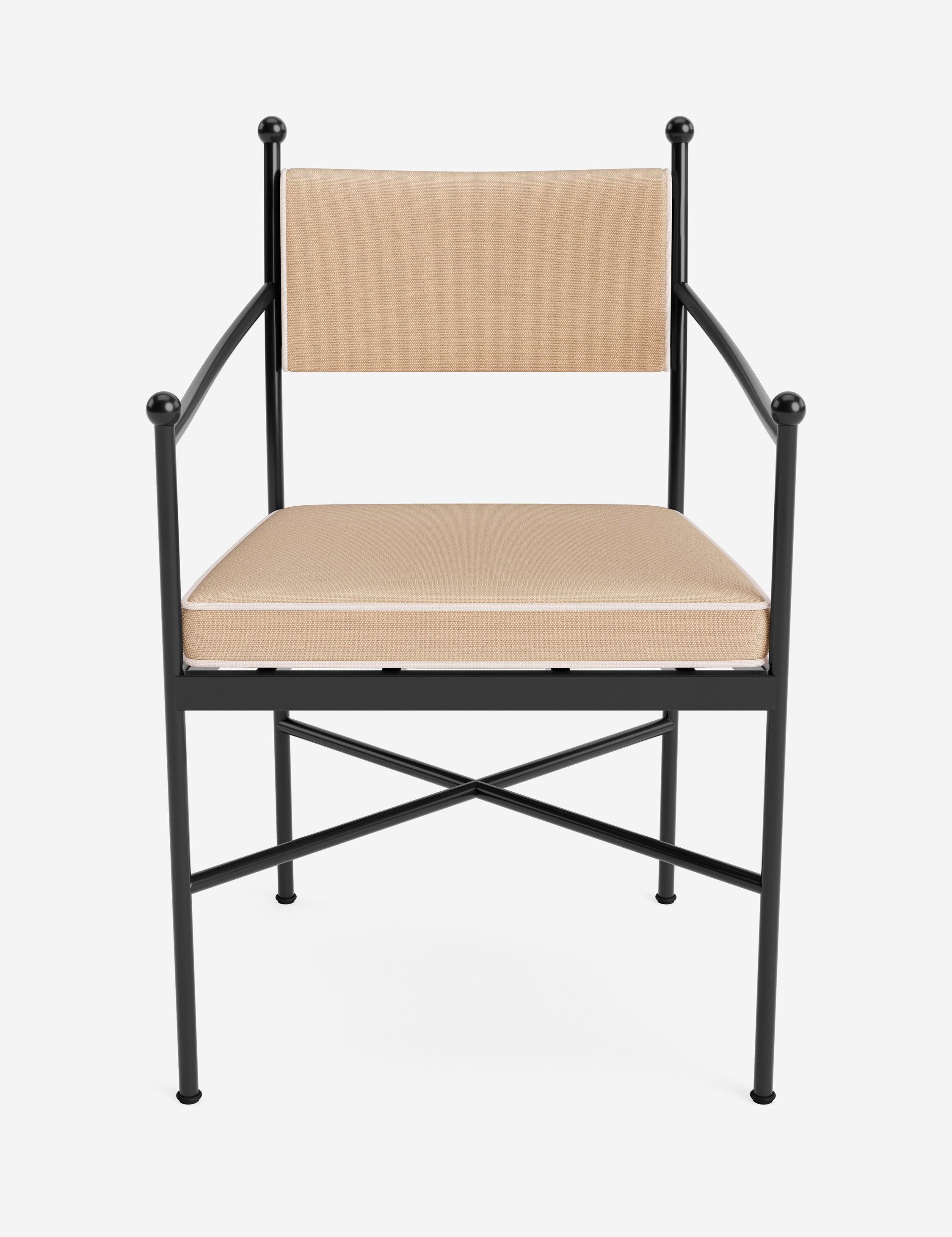 Leni Outdoor Dining Chair | Custom Cushions for Comfort