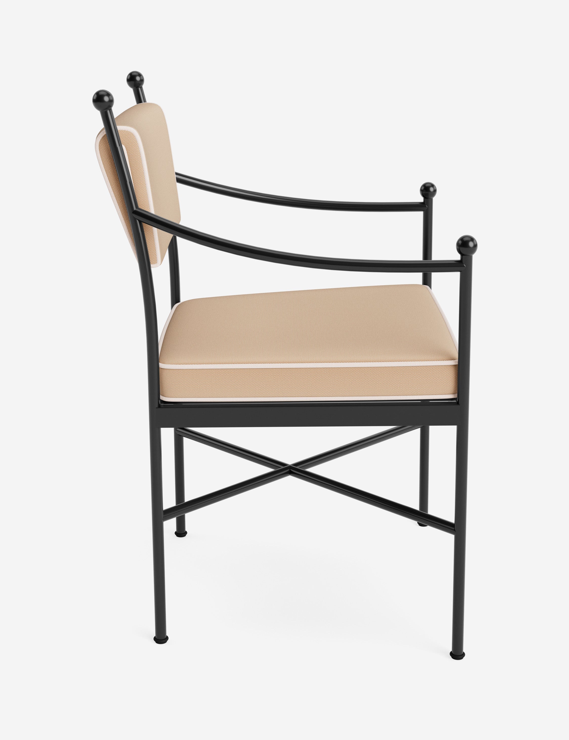 Leni Outdoor Dining Chair | Custom Cushions for Comfort