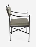 Leni Outdoor Dining Chair | Custom Cushions for Comfort