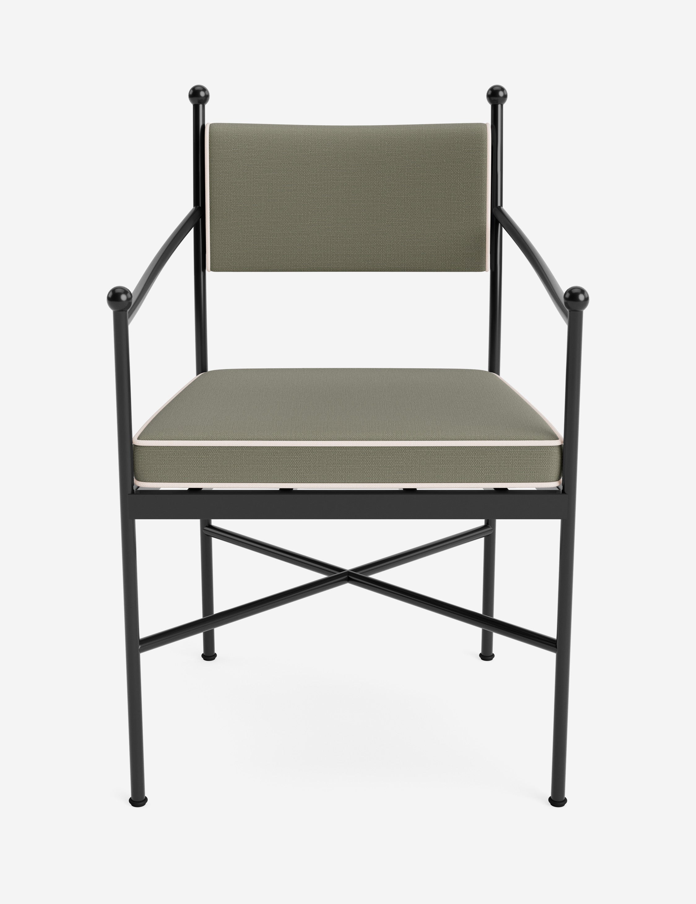 Leni Outdoor Dining Chair | Custom Cushions for Comfort