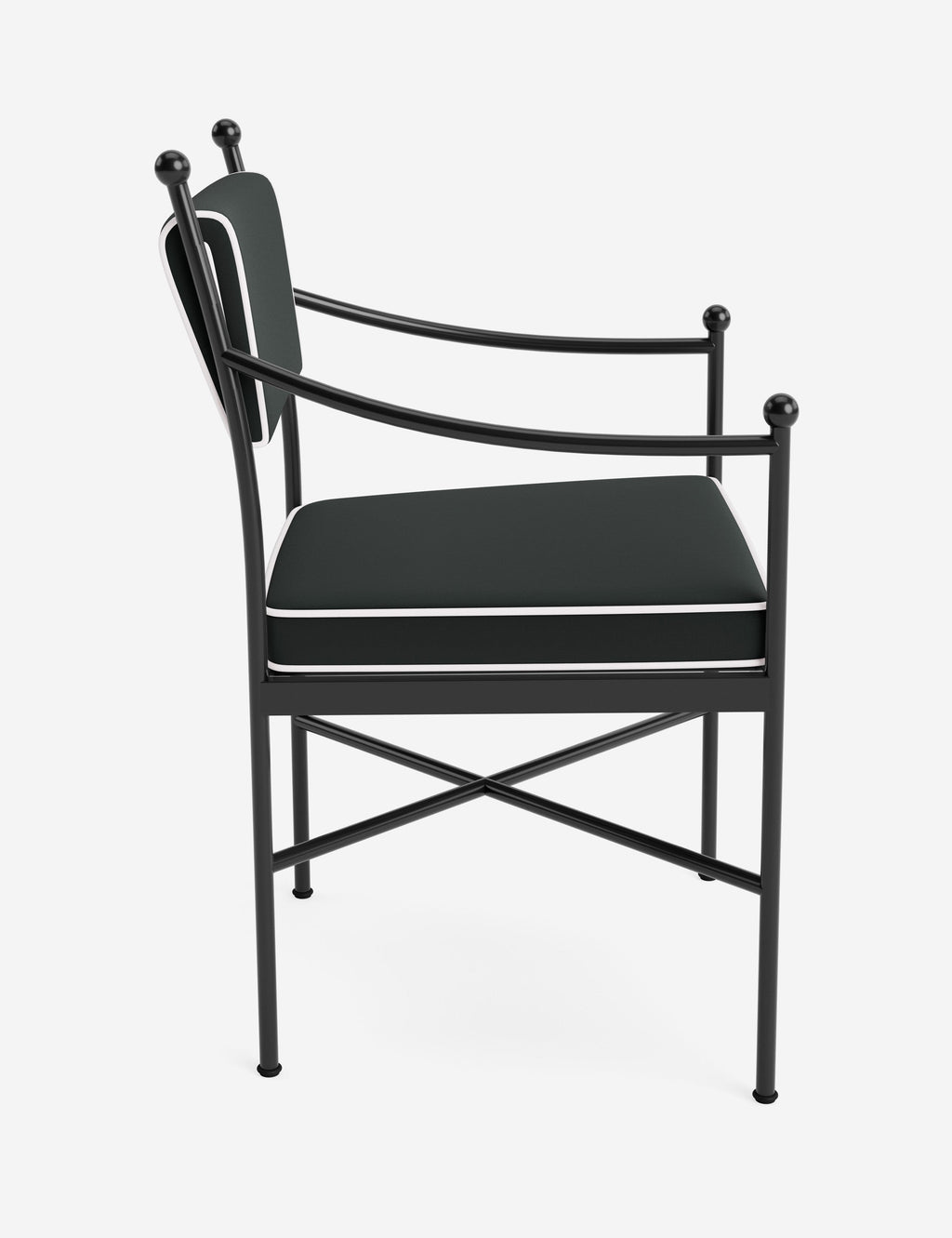 Leni Outdoor Dining Chair | Custom Cushions for Comfort