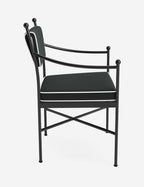 Leni Outdoor Dining Chair | Custom Cushions for Comfort