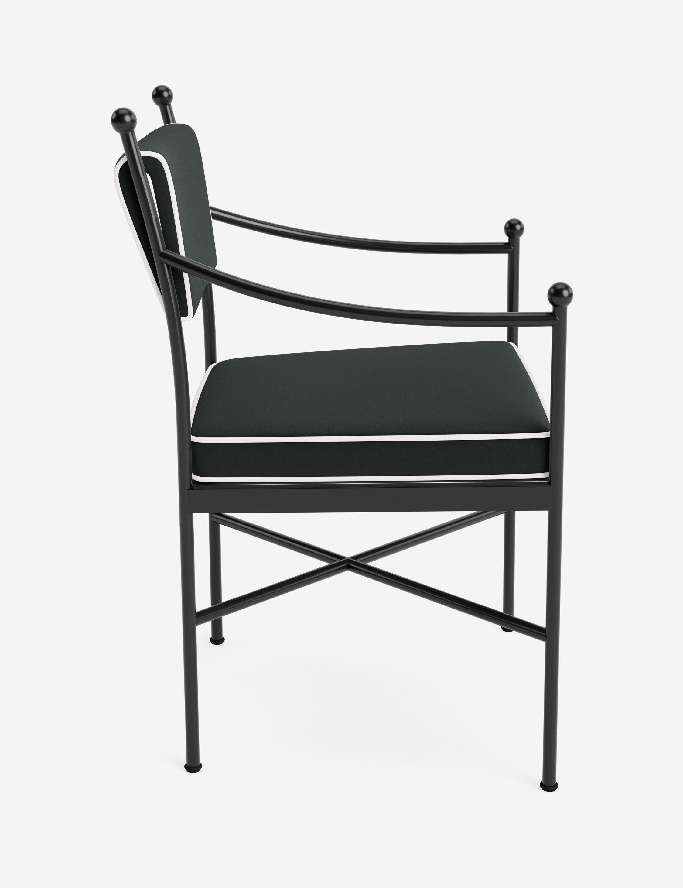 Leni Outdoor Dining Chair | Custom Cushions for Comfort