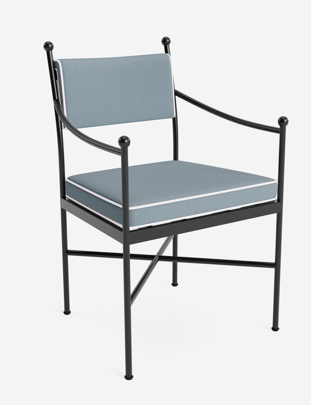 Leni Outdoor Dining Chair | Custom Cushions for Comfort
