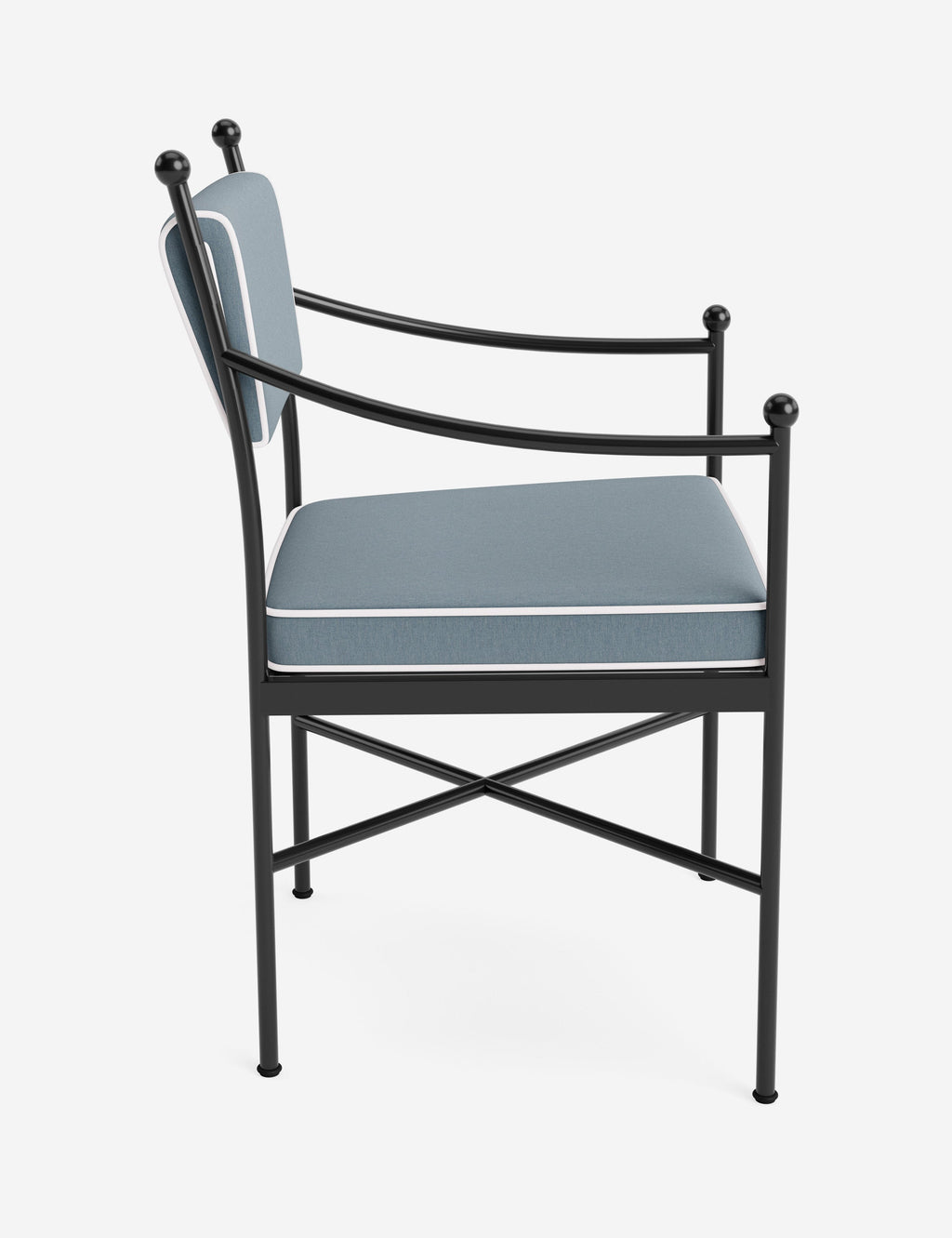 Leni Outdoor Dining Chair | Custom Cushions for Comfort