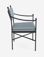Leni Outdoor Dining Chair | Custom Cushions for Comfort
