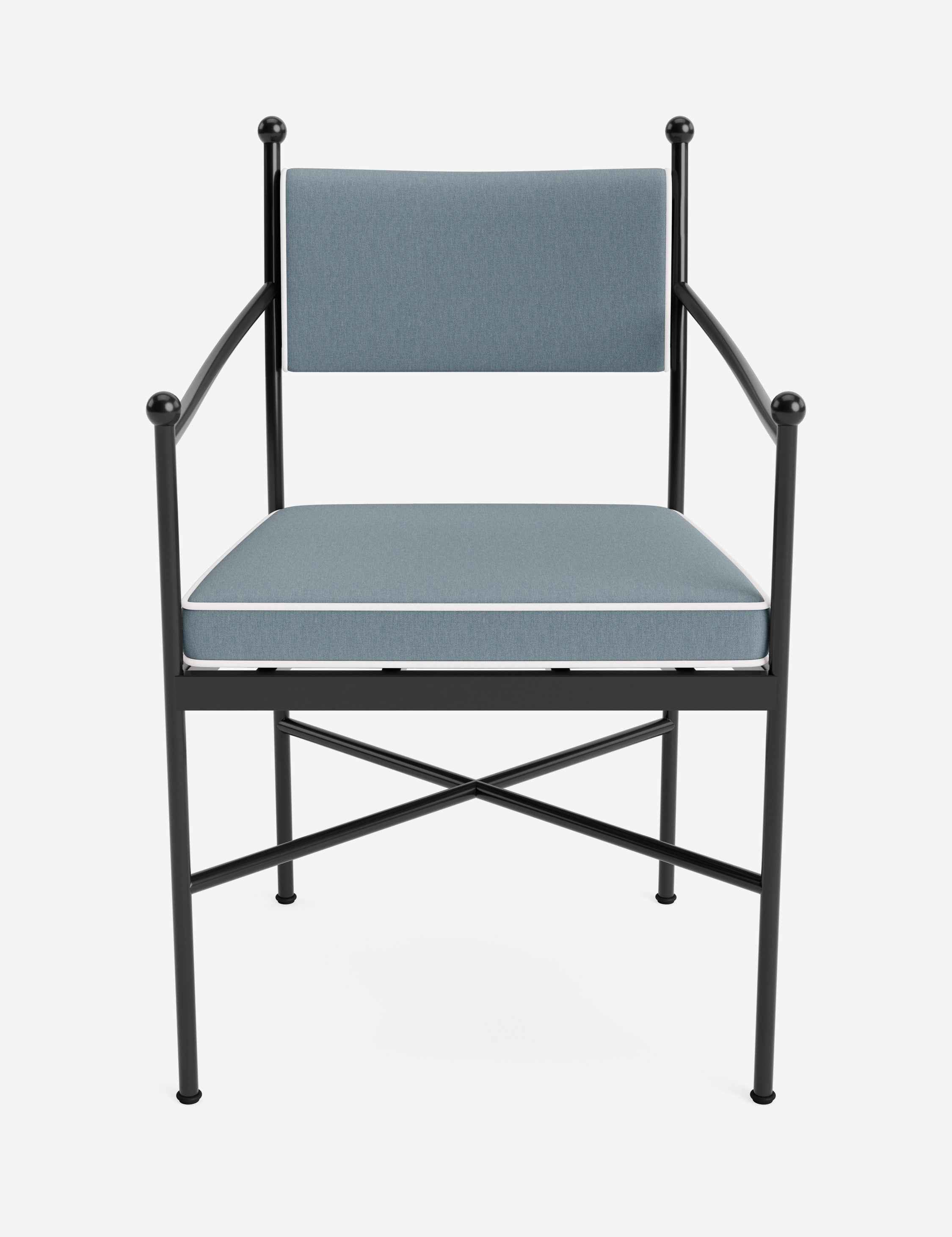 Leni Outdoor Dining Chair | Custom Cushions for Comfort