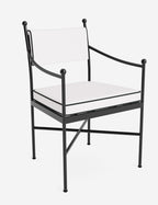 Leni Outdoor Dining Chair | Custom Cushions for Comfort