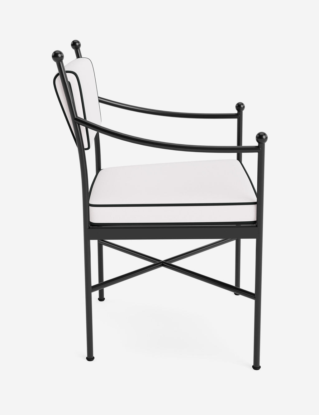 Leni Outdoor Dining Chair | Custom Cushions for Comfort