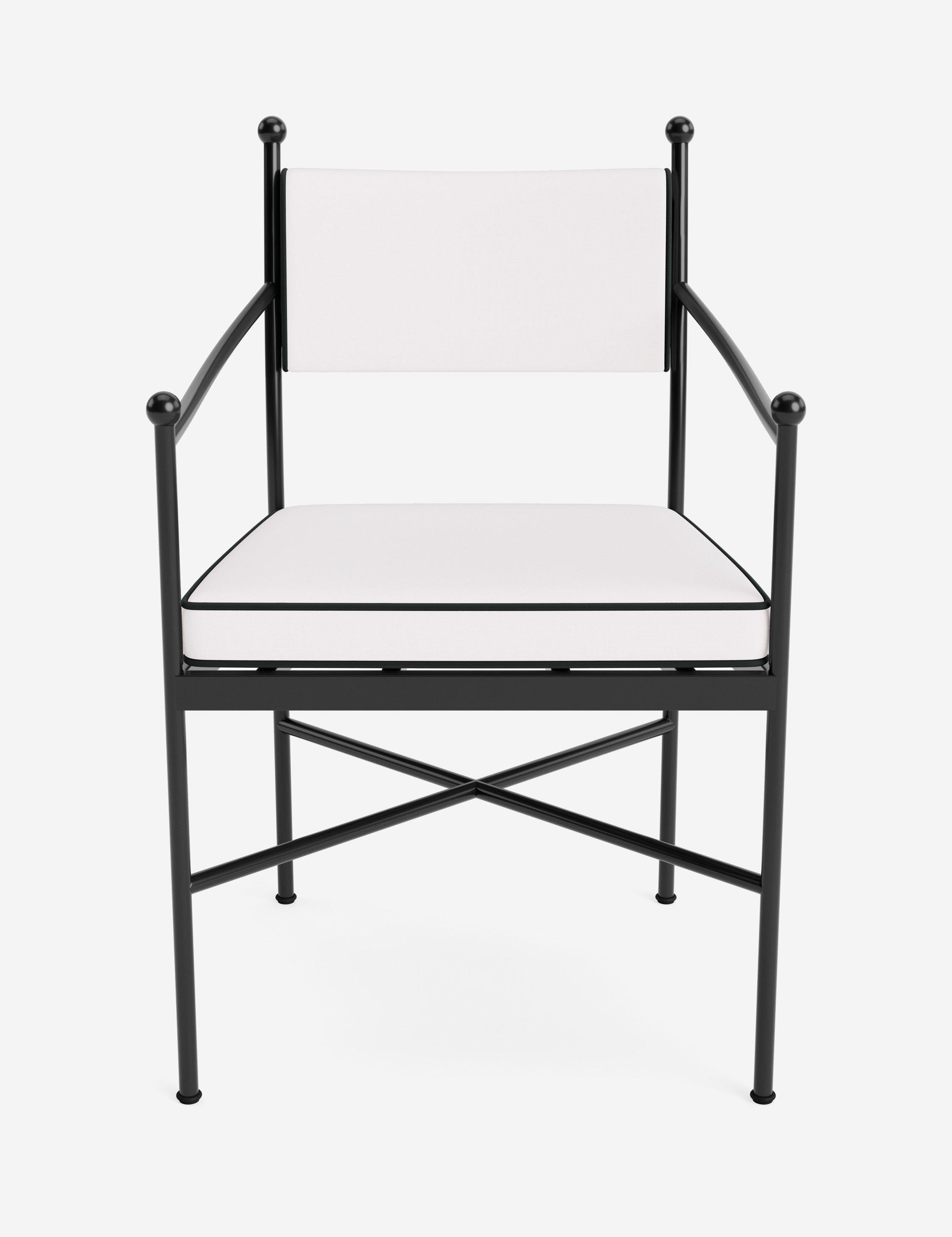 Leni Outdoor Dining Chair | Custom Cushions for Comfort
