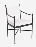 Leni Outdoor Dining Chair | Custom Cushions for Comfort