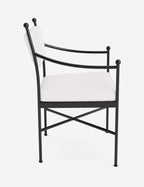 Leni Outdoor Dining Chair | Custom Cushions for Comfort