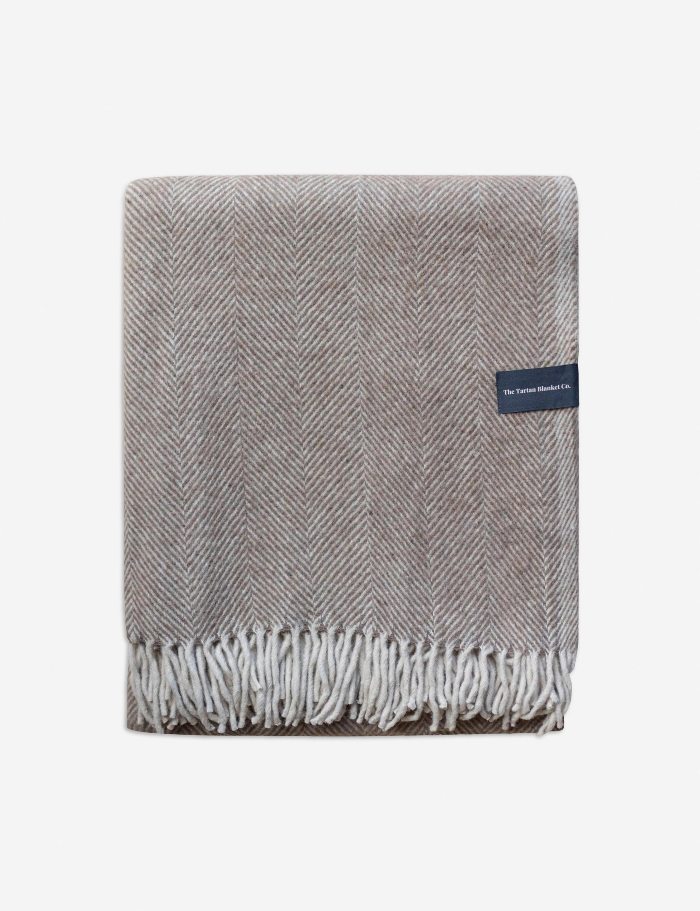 Bello Recycled Wool Throw | Soft, Durable Twill Weave Blanket