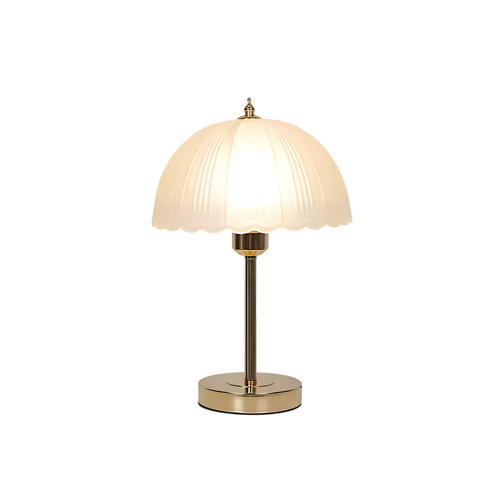 Glass Dome Iron Table Lamp