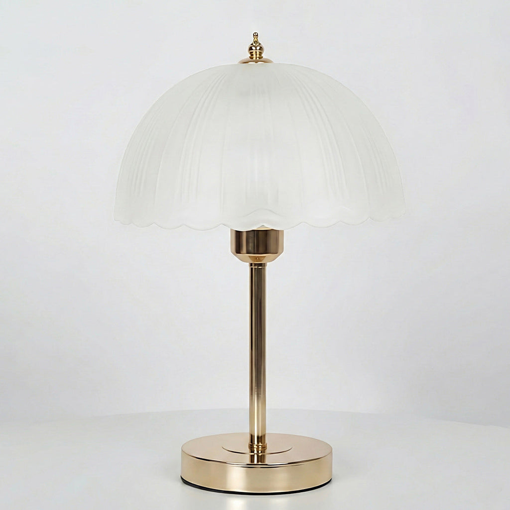Glass Dome Iron Table Lamp