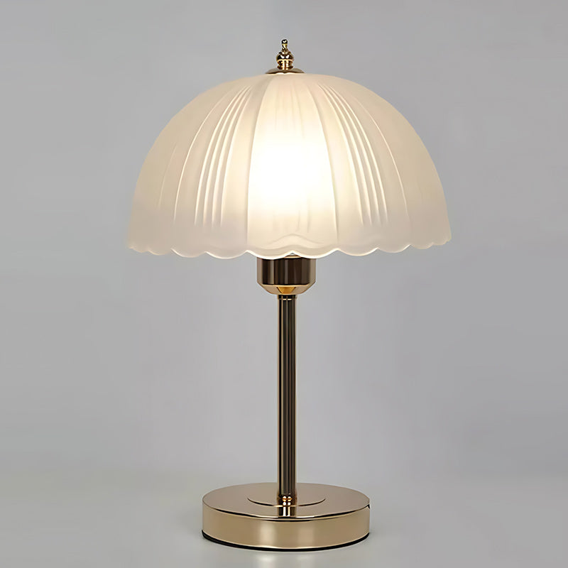 Glass Dome Iron Table Lamp