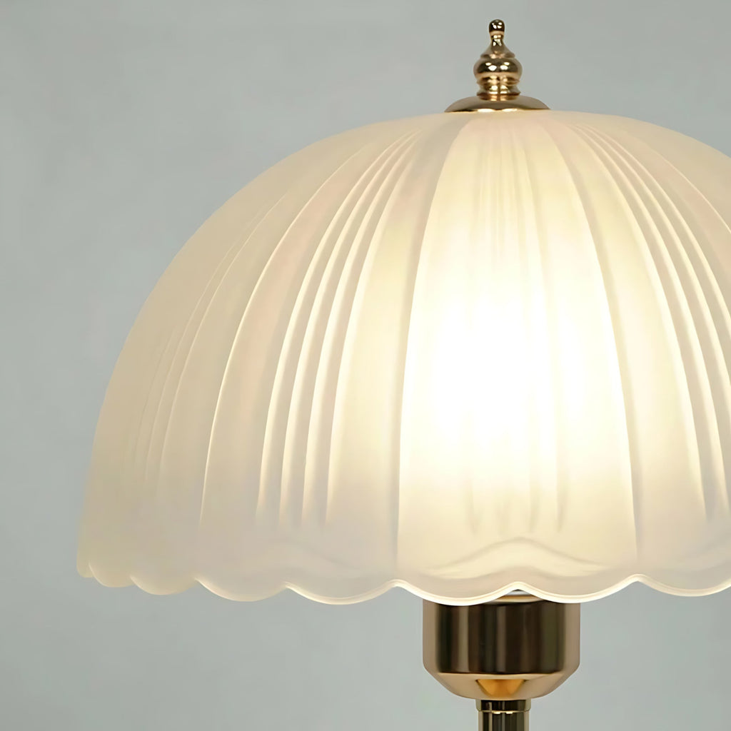 Glass Dome Iron Table Lamp