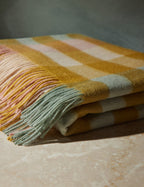 Luna Lambswool Throw | Soft, Hypoallergenic Natural Fiber