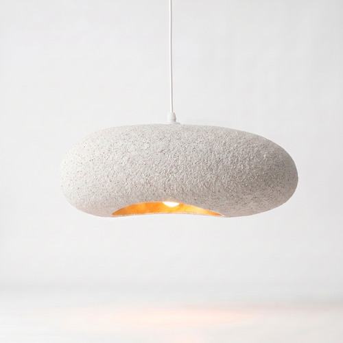 Bela Ceiling Lamp | Speckled White, Organic Texture 45 cm