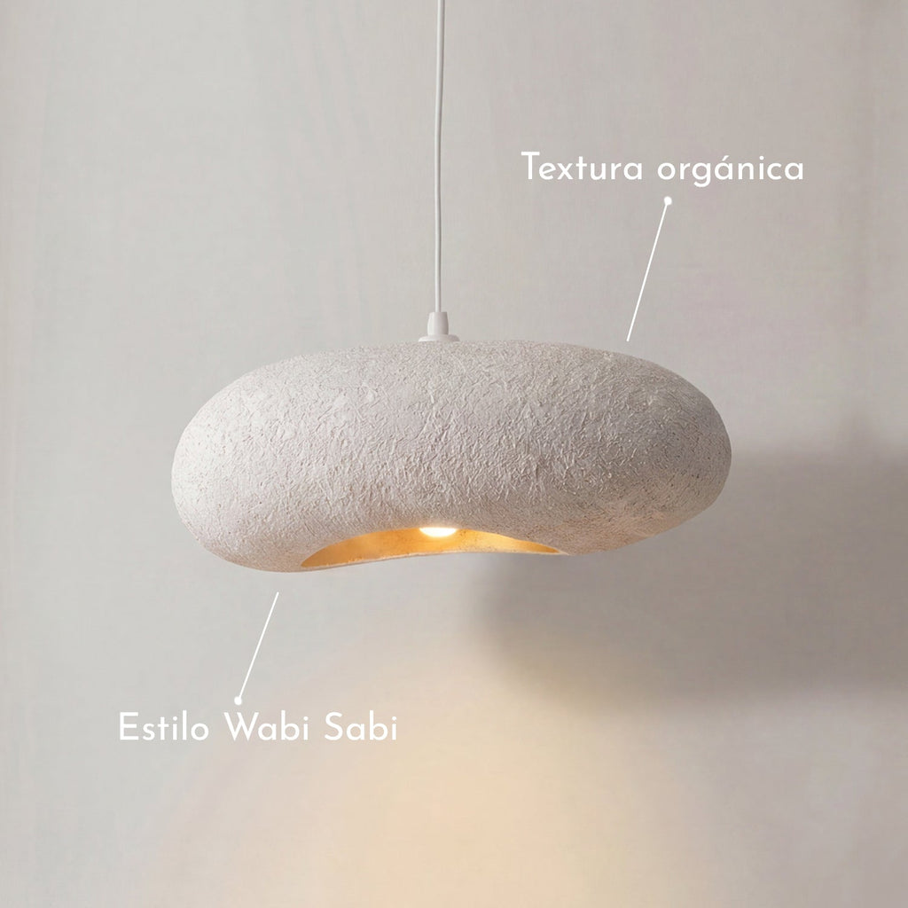 Bela Ceiling Lamp | Speckled White, Organic Texture 45 cm