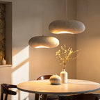 Bela Ceiling Lamp | White Speckled Texture, 55 cm Diameter
