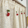 LandBlüte: Curtains in Country House Style with Floral Design – Translucent & Charming for Living Spaces