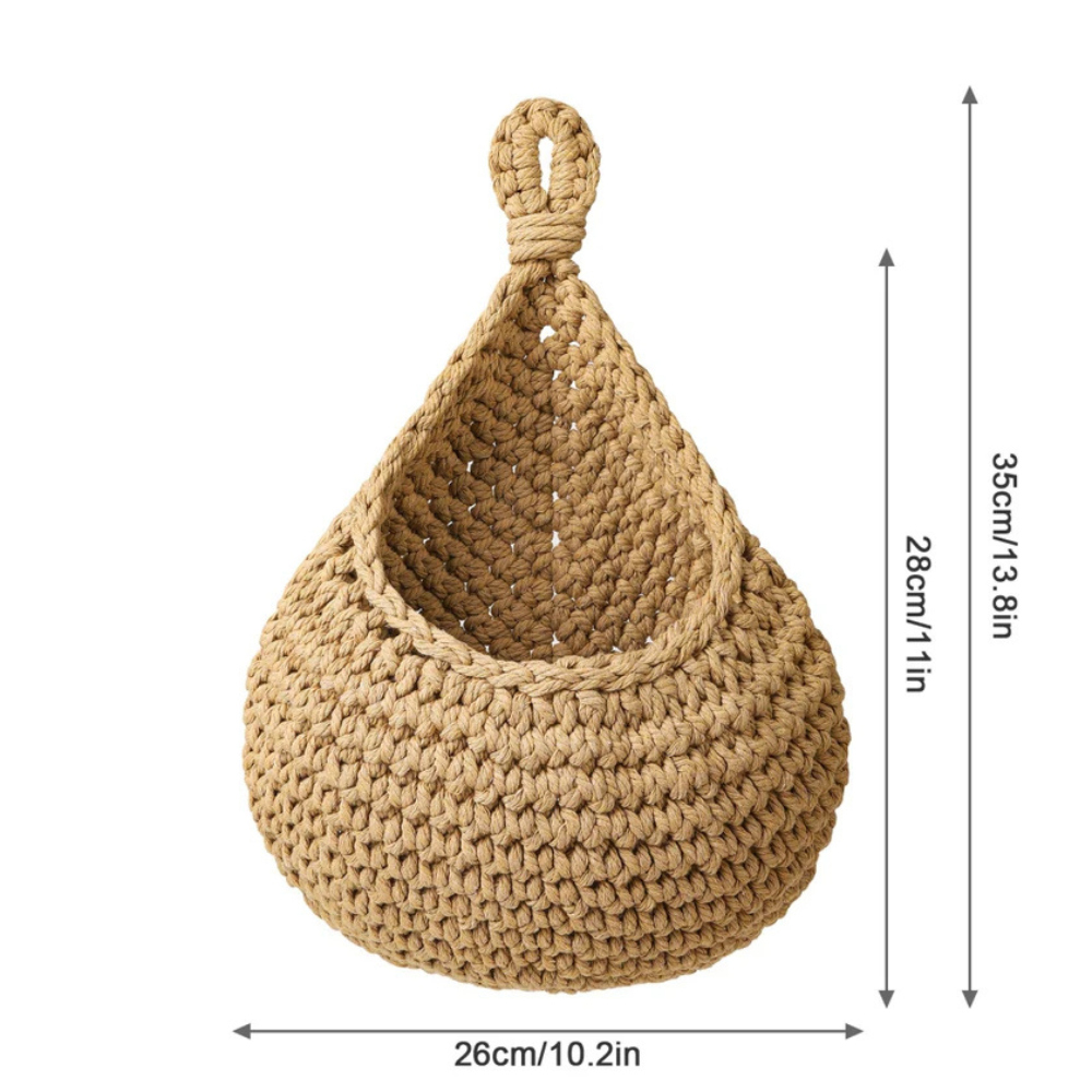 CountryHouseLove: Hanging Basket in Boho Design – Handcrafted, Decorative & Versatile for Household & Decoration