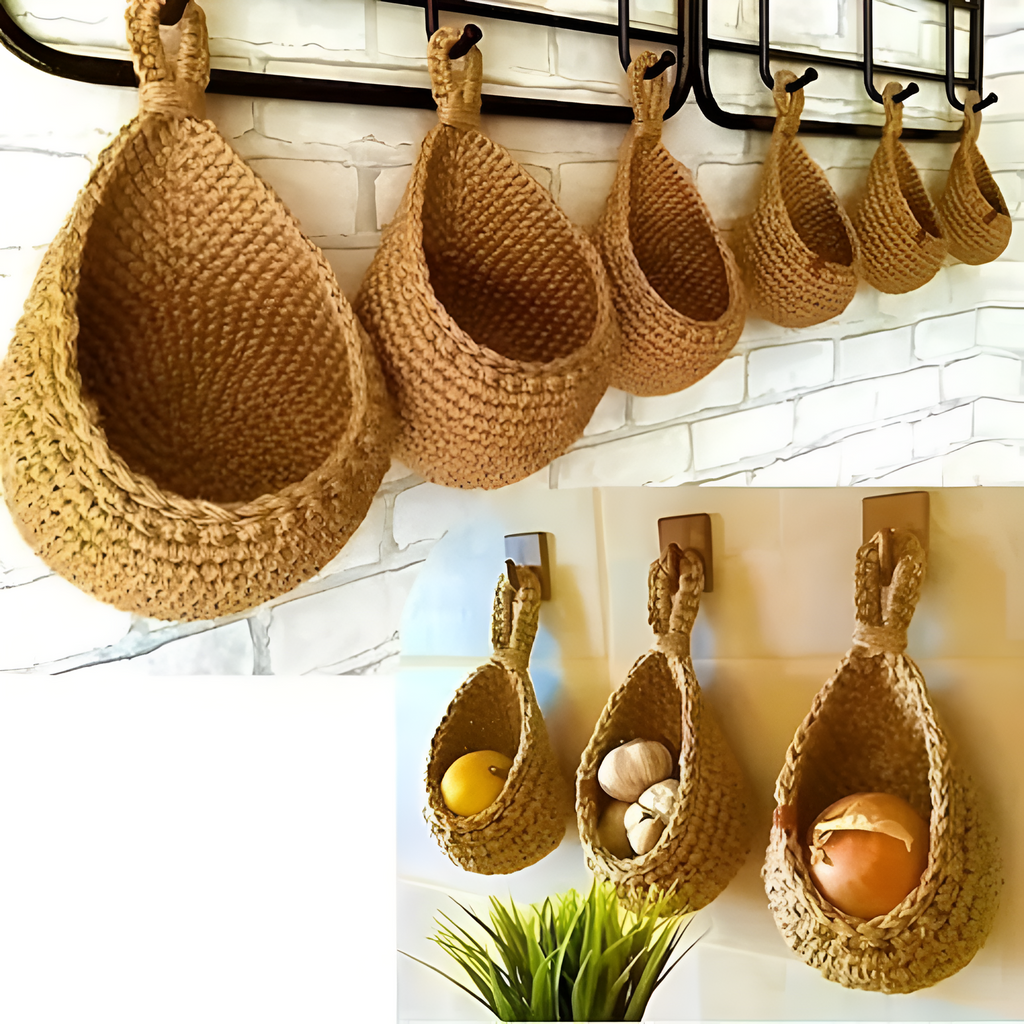 CountryHouseLove: Hanging Basket in Boho Design – Handcrafted, Decorative & Versatile for Household & Decoration