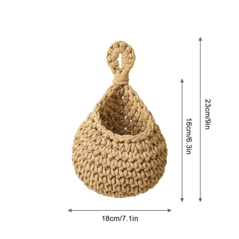 CountryHouseLove: Hanging Basket in Boho Design – Handcrafted, Decorative & Versatile for Household & Decoration