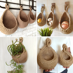 CountryHouseLove: Hanging Basket in Boho Design – Handcrafted, Decorative & Versatile for Household & Decoration